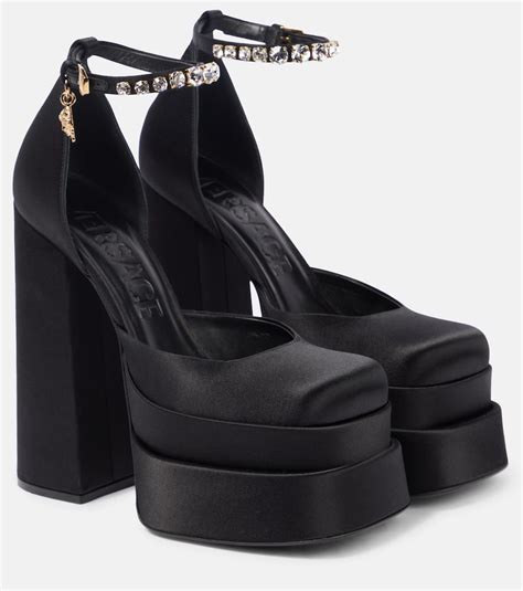 versace hakken platform|Versace platform shoes.